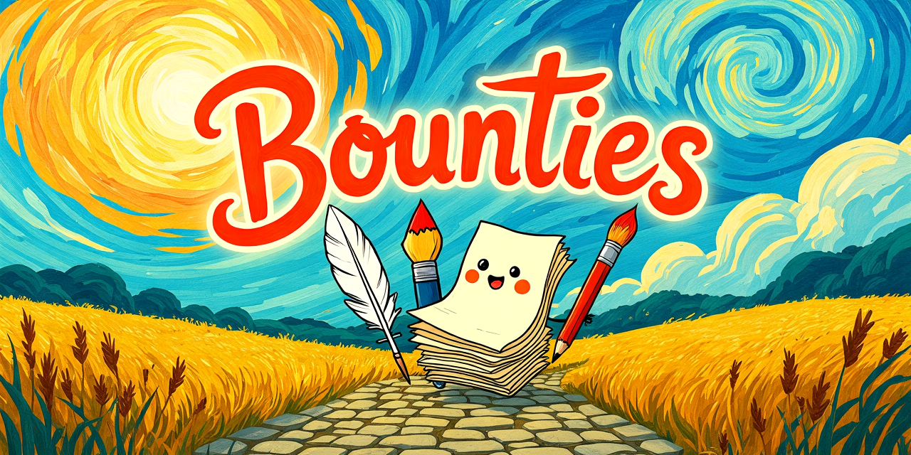 It says “bounties”