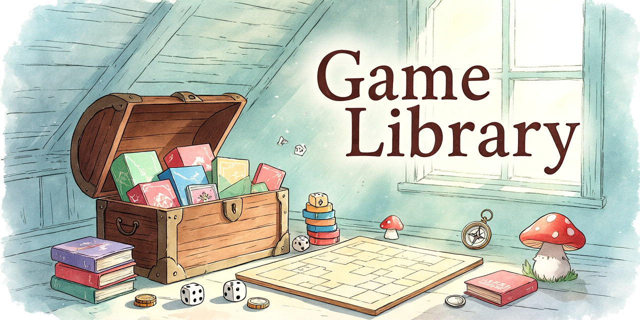 An image of a pirate chest full of board games